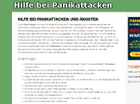 Hilfe b​ei Panikattacken