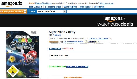 Super Mario Galaxy als günstiger Warehouse Deal