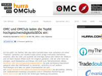 Hohe Geschwindigkeit beim OMClub-Wettbewerb?