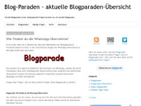 Blogparade z​ur WhatsApp-Übernahme