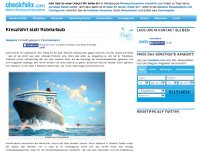 Kreuzfahrt statt Hotelurlaub?