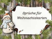 Sprüche für Weihnachtskarten