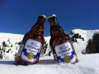 Flaschenpost: Oettinger im Schnee