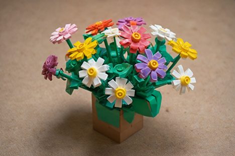 Lego-artige Blumen 18