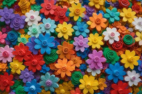 Lego-artige Blumen 20