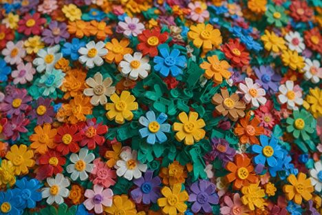 Lego-artige Blumen 22