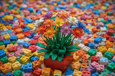 Lego-artige Blumen 24