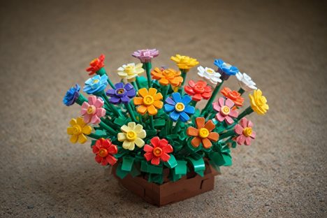 Lego-artiger Blumenstrauss 3