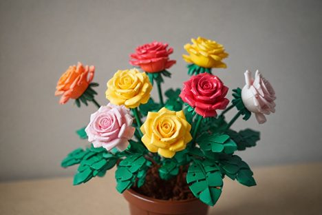 Lego-artige Rosen 27